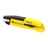 Stanley 6.29 in. Sliding Snap Knife Black/Yellow 1 pc