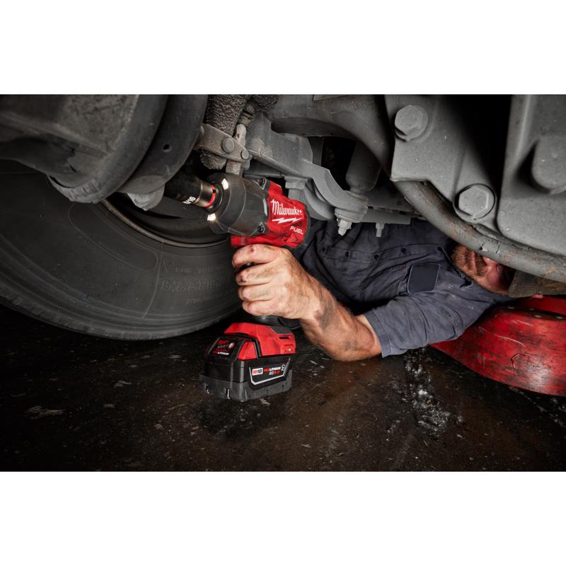 Milwaukee M18 FUEL 1/2 in. High Torque Impact Wrench and Grease Gun Kit (Battery & Charger)