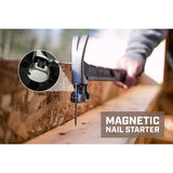 Spec Ops 16 oz Smooth Face Rip Claw Hammer 13 in. Rubber Handle