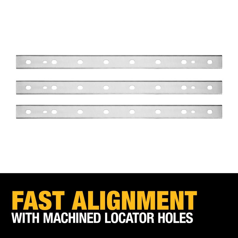 Dewalt 13 in. L Steel Planer Knife Set Double-Edged 2 pk