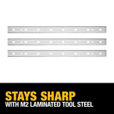 Dewalt 13 in. L Steel Planer Knife Set Double-Edged 2 pk