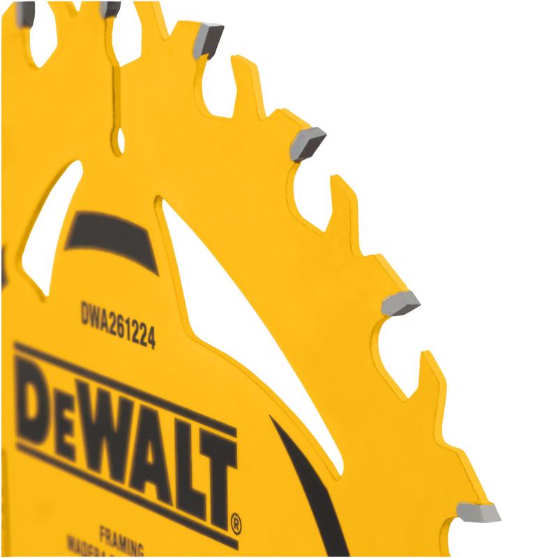 DeWalt 6-1/2 in. D X 5/8 in. Tungsten Carbide Tipped Circular Saw Blade Set 18 & 24 teeth 2 pc