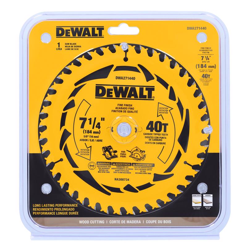 SAW BLADE 7-1/4"X40T