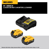 DeWalt 20V MAX DCB205-2C 5 Ah Lithium-Ion Battery and Charger Starter Kit 3 pc