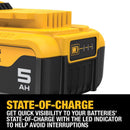 DeWalt 20V MAX DCB205-2C 5 Ah Lithium-Ion Battery and Charger Starter Kit 3 pc