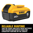 DeWalt 20V MAX DCB205-2C 5 Ah Lithium-Ion Battery and Charger Starter Kit 3 pc