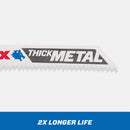 Lenox Power Arc 3-5/8 in. Bi-Metal T-Shank Jig Saw Blade 14 TPI 3 pc