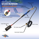 Flame King 500K BTU With Piezo Ignitor Weed Burner Weed Torch Kit 1 pc Propane