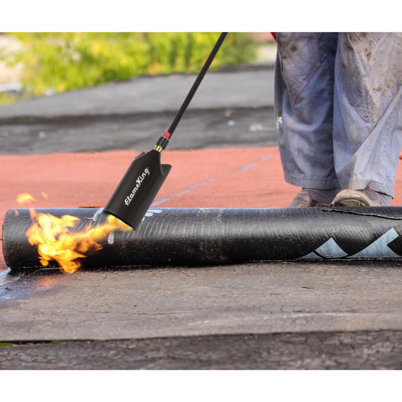 Flame King 500K BTU With Piezo Ignitor Weed Burner Weed Torch Kit 1 pc Propane