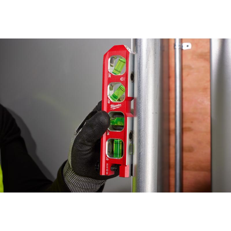 Milwaukee 6.25 in. Aluminum Magnetic Torpedo Magnetic Level