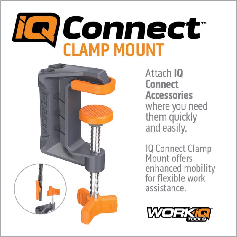 Work IQ Connect - Clamp Mount Die Cast Aluminum Action Vise