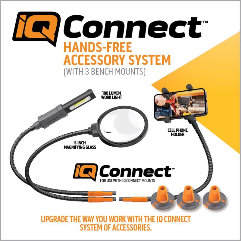 Work IQ Connect - Hands Free Die Cast Aluminum Action Vise
