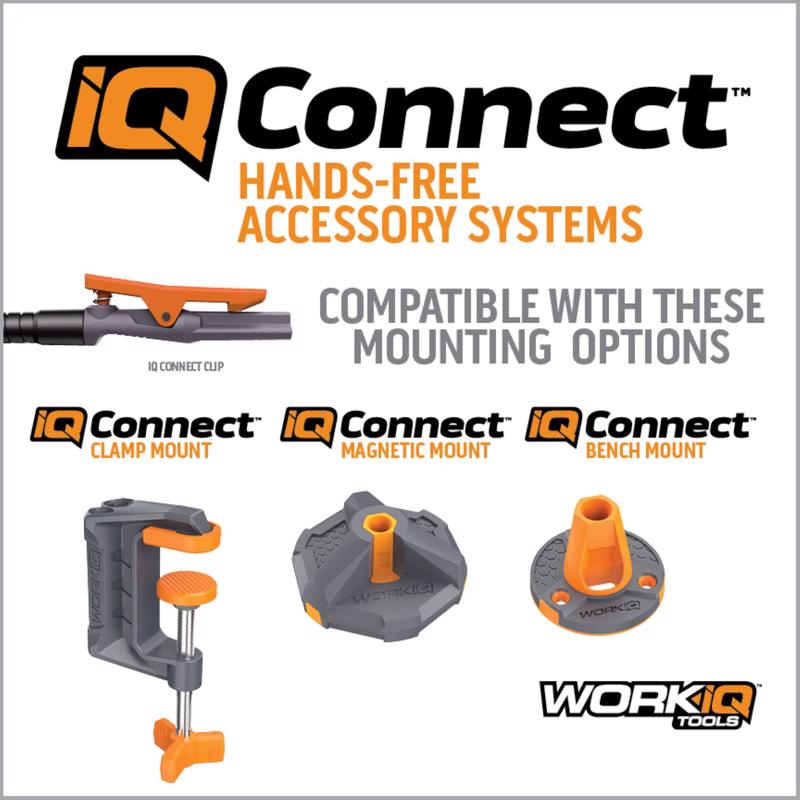 Work IQ Connect - Hands Free Die Cast Aluminum Action Vise