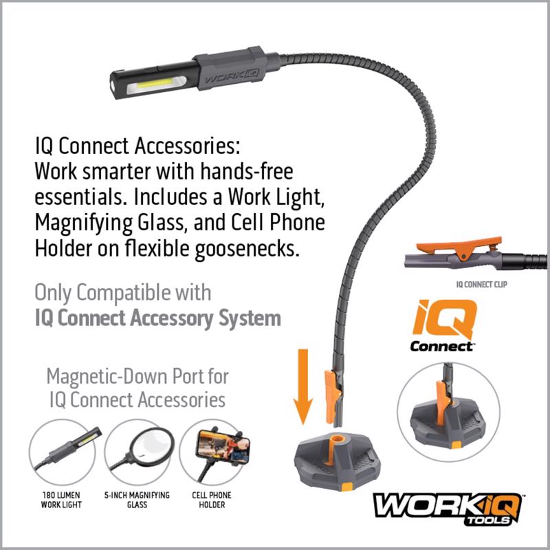 Work IQ Connect - Magnetic Mount Die Cast Aluminum Action Vise