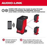 Milwaukee Tool M18 Wireless Bluetooth Jobsite Speaker