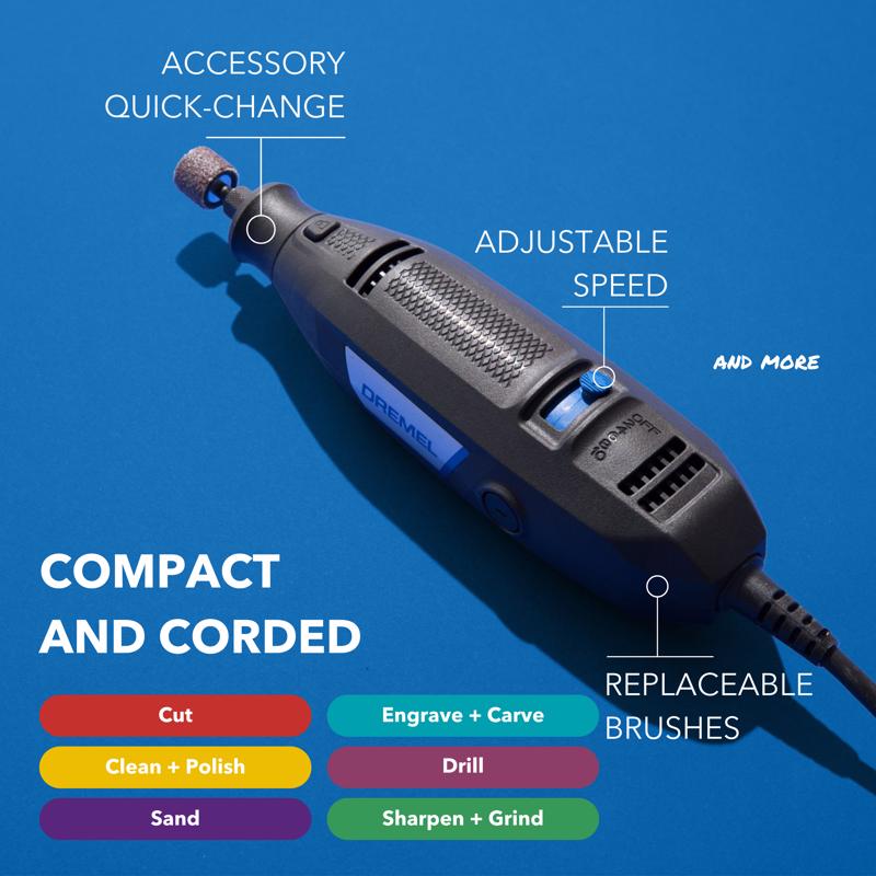 Dremel 1.2 amps 16 pc Corded Rotary Tool Kit