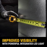 DeWalt ToughSeries 25 ft. L X 1.25 in. W LED Tape Measure 1 pk