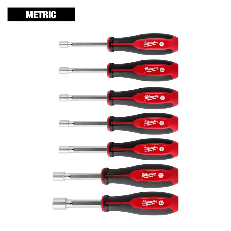 NUT DRIVR SET METRIC 7PC