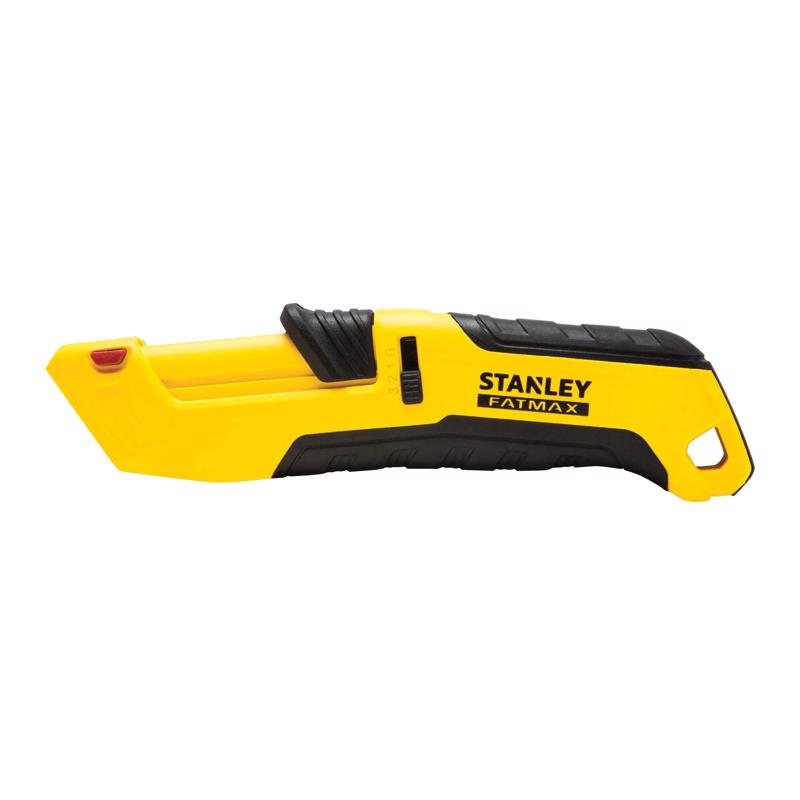 Stanley Fatmax 1 in. Sliding Safety Knife Black/Yellow 1 pc