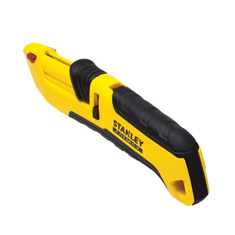 Stanley Fatmax 1 in. Sliding Safety Knife Black/Yellow 1 pc