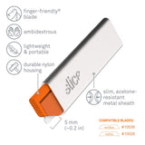 Slice 6.17 in. Box Cutter Silver 1 pc