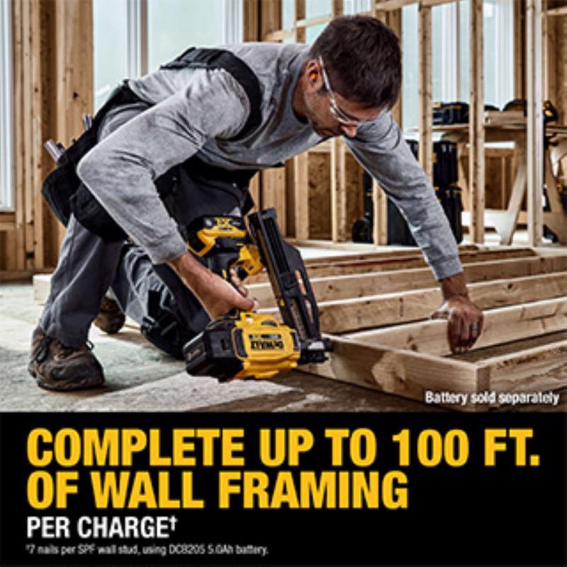 DeWalt 20V MAX Cordless 21 deg Framing Nailer Tool Only 20 V