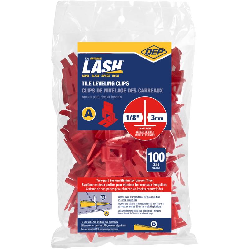 QEP 2.25 in. H Plastic Tile Leveling Clips 100 pk