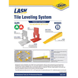 QEP 2.25 in. H Plastic Tile Leveling Clips 100 pk