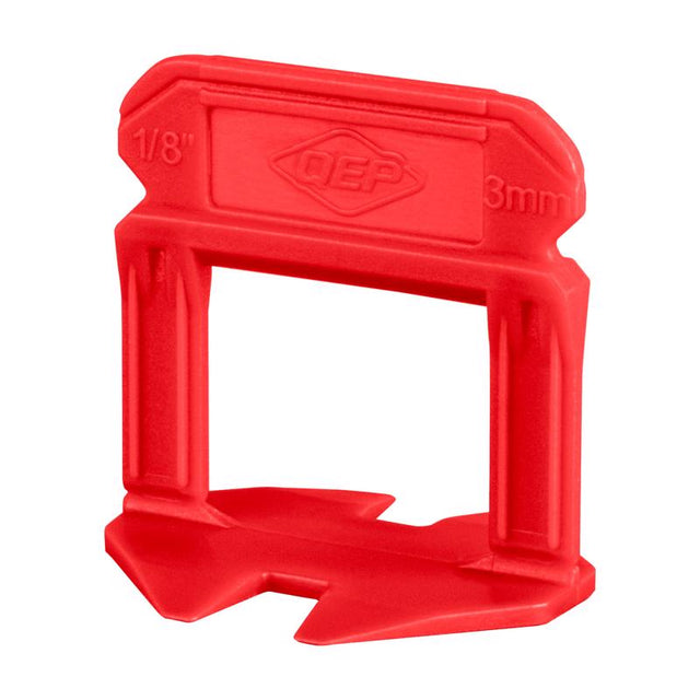 TILE LEV CLIPS RED 500PC