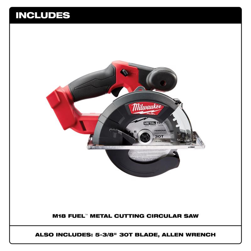 Milwaukee M18 FUEL 5-3/8 in. Cordless Brushless Circular Saw Tool Only
