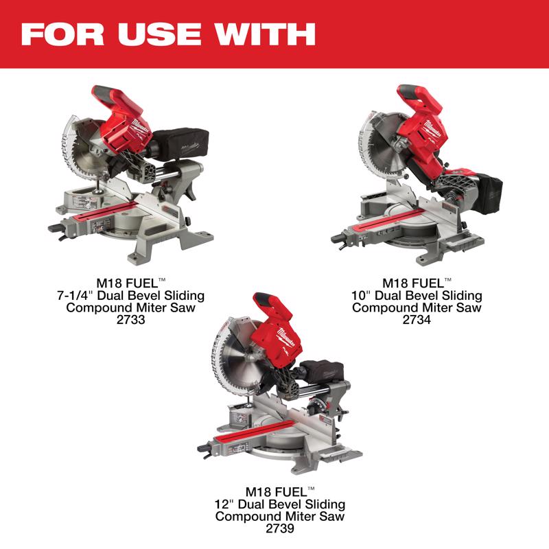 Milwaukee Aluminum 100 in. L X 32 in. H X 27 in. W Miter Saw Stand 500 lb 1 pc