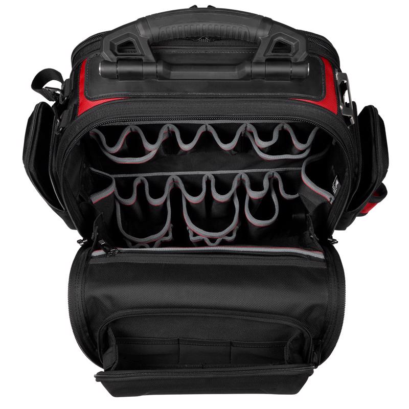 Milwaukee Packout 18 in. W X 20 in. H Ballistic Polyester Backpack 42 pocket Black/Red 1 pc