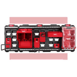 Milwaukee PACKOUT 30.75 in. W X 20 in. H Large Wall Mounted Plate Polypropylene 18 compartments Blac