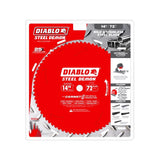 Diablo Steel Demon 14 in. D X 1 in. Medium Metal Cermet Circular Saw Blade 72 teeth 1 pk