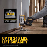 DeWalt Toughseries Construction Jack Clamp 1 pk