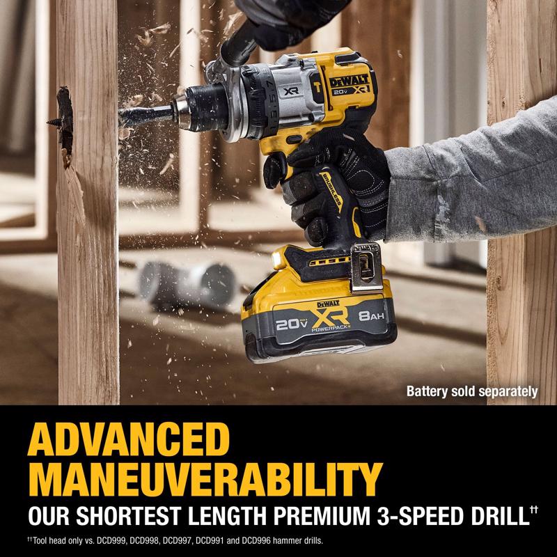 DeWalt 20V MAX XR 1/2 in. Brushless Cordless Hammer Drill Tool Only