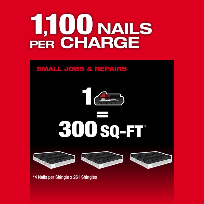 Milwaukee M18 FUEL Coil Roofing Nailer