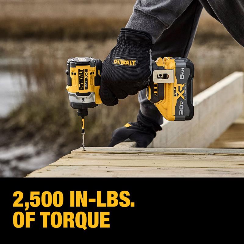 DeWalt 20V MAX XR 1/4 in. Cordless Brushless 3-Speed Impact Driver Kit (Battery & Charger)