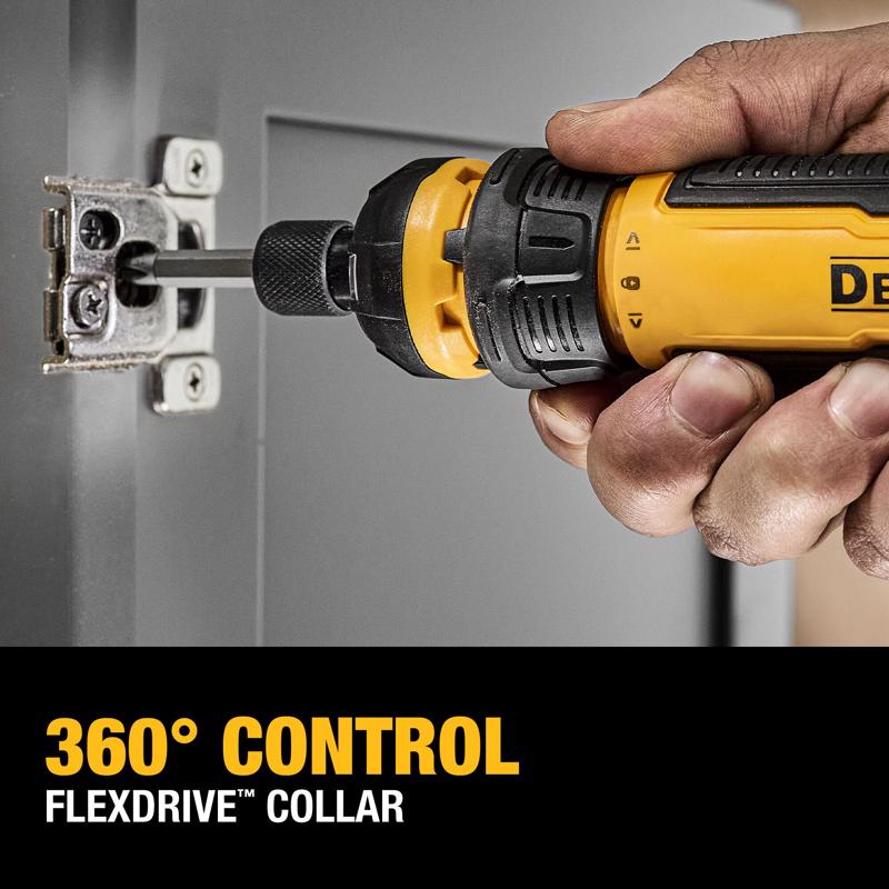 DEWALT 4V MAX Cordless Powered Screwdriver with Bit Set Kit