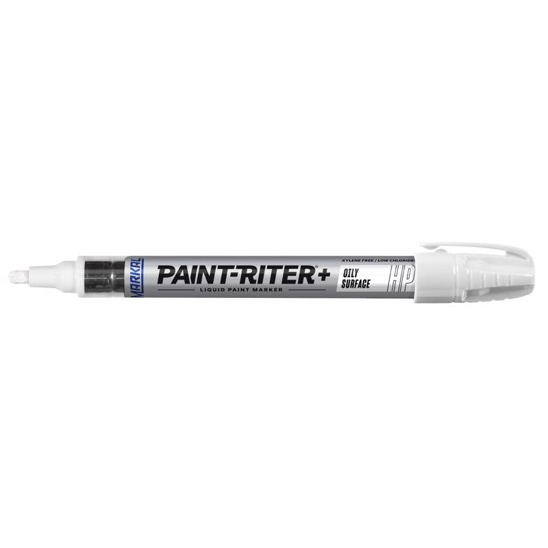 Markal Paint-Riter White Bullet and Chisel Tip Liquid Paint Marker 1 each