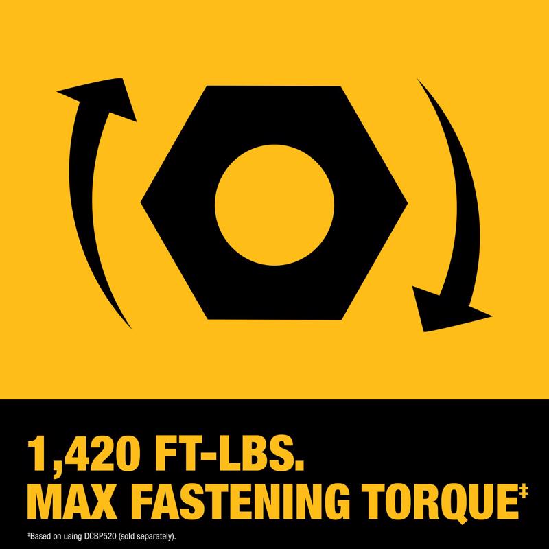 DeWalt 20V MAX XR 3/4 in. Cordless Brushless Heavy Duty Impact Wrench Tool Only