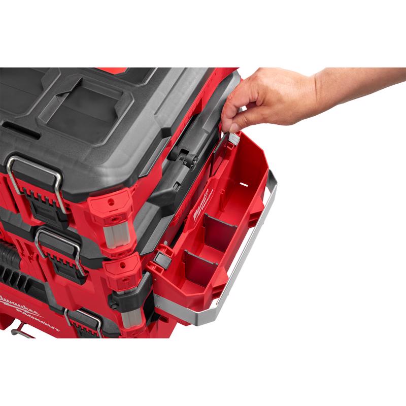 Milwaukee PACKOUT Caddy Black/Red