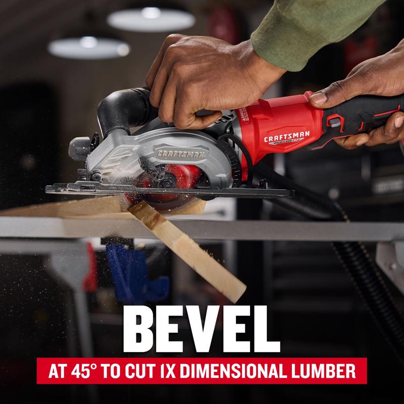 Craftsman V20 Brushless RP 4-1/2 in. Cordless Brushless Circular Saw Tool Only