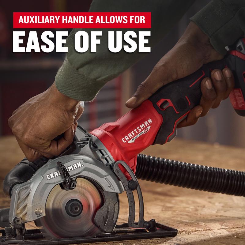 Craftsman V20 Brushless RP 4-1/2 in. Cordless Brushless Circular Saw Tool Only