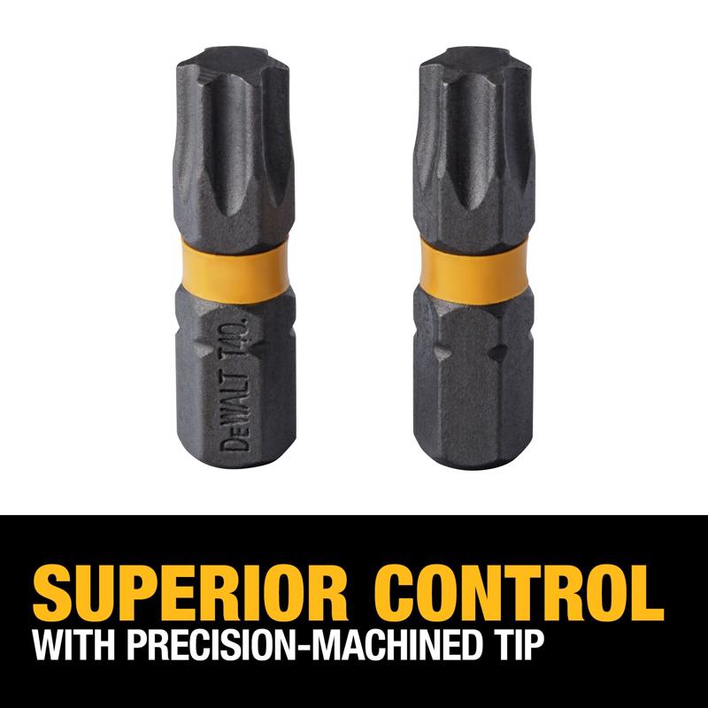 DeWalt Max Fit Torx T40 Head X 1 in. L Screwdriver Bit 2 pk