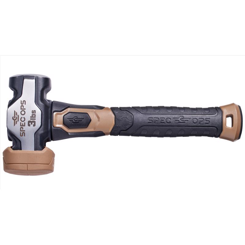 Spec Ops 3 lb High Carbon Steel Drilling Hammer 10.5 in. Fiberglass Handle