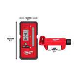 Milwaukee Tool Laser Detector 165 ft. 3 pc