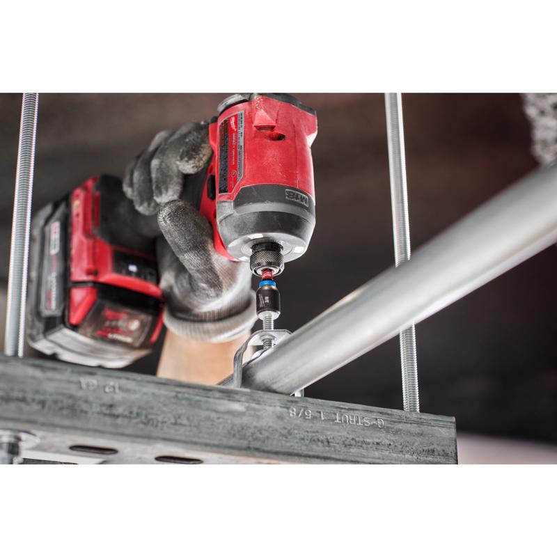 Milwaukee 1.37 in. L Steel Magnetic Nut Setter Set 6 pc