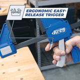Kreg VersaGrip 6 in. X 3-1/4 in. D Quick-Release Bar Clamp and Spreader 300 lb