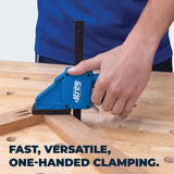 Kreg VersaGrip 12 in. X 3-1/4 in. D Quick-Release Bar Clamp and Spreader 300 lb